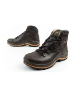 Grisport Marrone pánské trekové boty kožené nepromokavé kotníkové boty Grisport Marrone pánské trekové boty kožené nepromokavé kotníkové boty