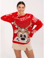 Jumper MI SW 19133.90 červený