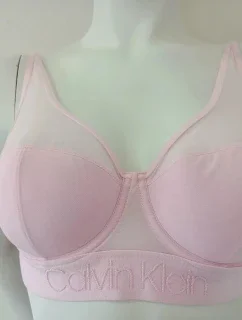 Dámská podprsenka QF4973E-AUY světle růžová - Calvin Klein