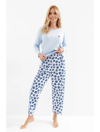 3511 DÁMSKÉ DLOUHÉ PYŽAMO ZOLA S-XL