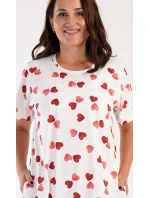 Dámské domácí šaty s krátkým rukávem Valentýna