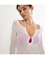 BEACH MYWEAR - Háčkované maxi šaty se šněrováním a zlatými korálky Triumph BEACH MYWEAR - Háčkované maxi šaty se šněrováním a zlatými korálky Triumph