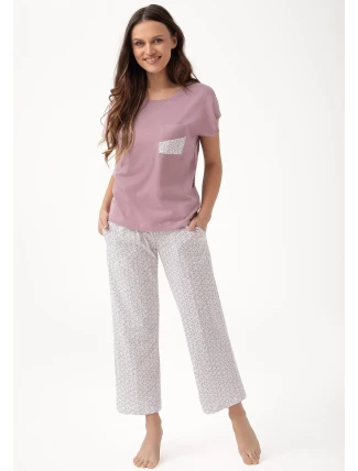 Pyžamo Luna 319 cr/r M-2XL W25 dámské Pyžamo Luna 319 cr/r M-2XL W25 dámské