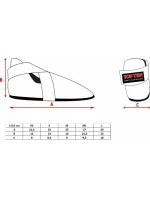 TOP TEN OSTT-PU "SUPERLIGHT PRISM" chrániče nohou (schváleno WAKO)