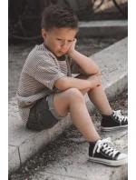 Dětské Vysoké Tenisky Černé Filemon