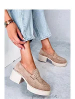 Dámské mokasiny NS382P béžové - Inello