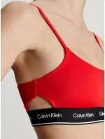Dámská plavková podprsenka KW0KW02425 XNE červená - Calvin Klein Dámská plavková podprsenka KW0KW02425 XNE červená - Calvin Klein