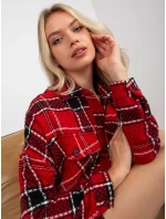 Košile DN KS 3997.08 černá a červená