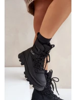 Dámské sněhule na zip Lee Cooper LCJ-24-47-3144 Černé