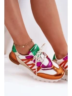 Kožené Polobotky Tenisky Dámské Artiker 56C1737 Multicolor Kožené Polobotky Tenisky Dámské Artiker 56C1737 Multicolor