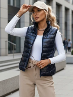 Dámská vesta WIANO navy blue FashionStreet TY3551