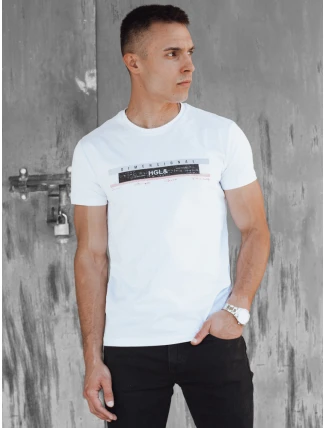 FashionStreet pánské bílé tričko RX5556