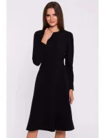 Rozšířené šaty S378 černé - Stylove