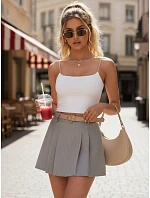 Mini sukně MIRAM šedá FashionStreet CY0425