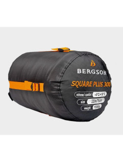 BERGSON SQUARE PLUS 300 čtvercový spací pytel BRG00126 BLACK