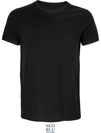 NEOBLU Loris Unisex piqué tričko 24.3775 deep black NEOBLU Loris Unisex piqué tričko 24.3775 deep black