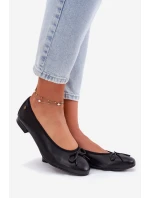 Kožené Baletky Dámské Maciejka P6800-01 Černé