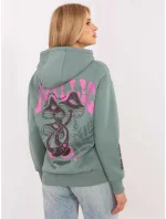 Mikina D10600T02420L pistácie Mikina D10600T02420L pistácie