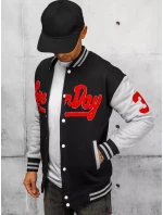 Pánská mikina na zip černá FashionStreet BX5444