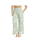 Dámské plážové kalhoty DIM TROPICAL PANTS - DIM - zelená Dámské plážové kalhoty DIM TROPICAL PANTS - DIM - zelená