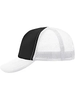 Daiber MB 70 5 panelová polyesterová síťovaná kšiltovka 03.0070 black/white