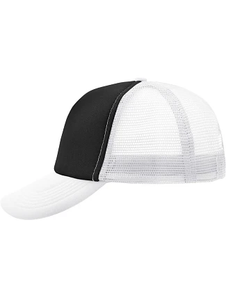 Daiber MB 70 5 panelová polyesterová síťovaná kšiltovka 03.0070 black/white Daiber MB 70 5 panelová polyesterová síťovaná kšiltovka 03.0070 black/white