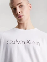 Pánské tričko na spaní S/S CREW NECK 000NM2501E 100 bílé - Calvin Klein