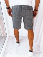 Pánské tmavě šedé teplákové šortky FashionStreet SX2237