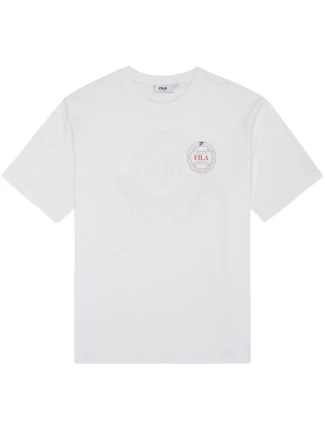 Pánské tričko Fila Parella white FAM1108 10001 pánské