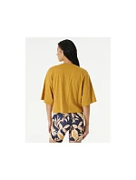 RIP CURL Seacell Crop Heritage Tee žlutá