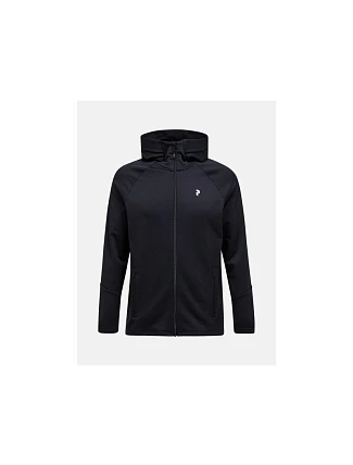 Mikina PEAK PERFORMANCE M Rider Essentials Zip Hood, černá Mikina PEAK PERFORMANCE M Rider Essentials Zip Hood, černá