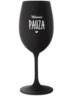 MÁMINA PAUZA - černá sklenice na víno 350 ml MÁMINA PAUZA - černá sklenice na víno 350 ml