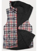 Oboustranná černá dámská vesta (2383-1) Oboustranná černá dámská vesta (2383-1)