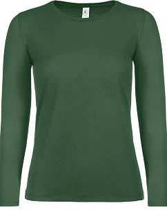 B&C #E150 LSL /women Dámské tričko s dlouhým rukávem 01.006T bottle green