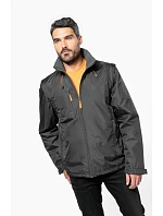 Kariban K 639 2-v-1 bunda s odepínacími rukávy 20.K639 black/orange/black Kariban K 639 2-v-1 bunda s odepínacími rukávy 20.K639 black/orange/black