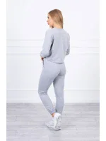 Atlanta šedá sada s potiskem