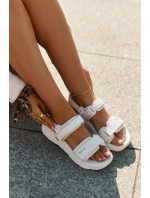 Dámské Sportovní Sandály Na Platformě Big Star RR274A076 Béžové