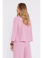 M905 Elegantní halenka s volnými rukávy - pudrová M905 Elegantní halenka s volnými rukávy - pudrová