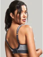 Sportovní podprsenka 7341B Non Wired Bra charcoal marl šedá - Panache Sportovní podprsenka 7341B Non Wired Bra charcoal marl šedá - Panache