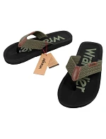 Pánské žabky Wrangler Zane Flipflop zelené žabky