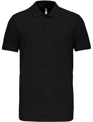 Kariban K 239 Pánské elastické piqué polo 20.K239 black
