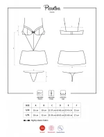 Košilka Picantina chemise - Obsessive Košilka Picantina chemise - Obsessive