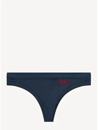 Tanga UW0UW01867-416 modrá - Tommy Hilfiger