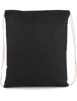 Kimood KI 0147 Sportovní vak z bio bavlny 19.0147 black Kimood KI 0147 Sportovní vak z bio bavlny 19.0147 black