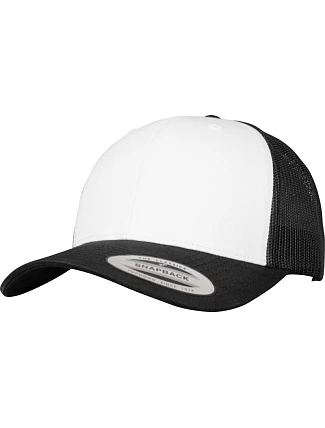 Flexfit 6606CF 6 panelová Trucker kšiltovka 55.06CF black/white/black Flexfit 6606CF 6 panelová Trucker kšiltovka 55.06CF black/white/black