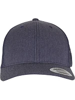 Flexfit 6606/6606T 6 panelová vintage kšiltovka "Trucker" 55.6606 heather navy Flexfit 6606/6606T 6 panelová vintage kšiltovka "Trucker" 55.6606 heather navy
