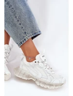 Dámské Kožené Tenisky GOE RR2N4083 Béžové