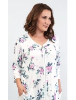 Dámské domácí šaty s tříčtvrtečním rukávem Kristýna Dámské domácí šaty s tříčtvrtečním rukávem Kristýna