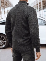 FashionStreet pánská prošívaná tmavě šedá bunda TX4577