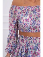 Béžová květinová sada Béžová květinová sada